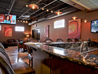 Bar Seating and TVs