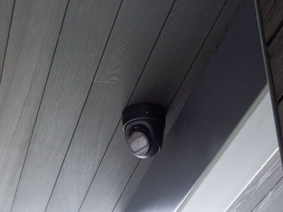 Outdoor Camera on Ceiling